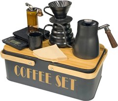 Подарунковий набір Coffee Set для приготування кави у стильному боксі