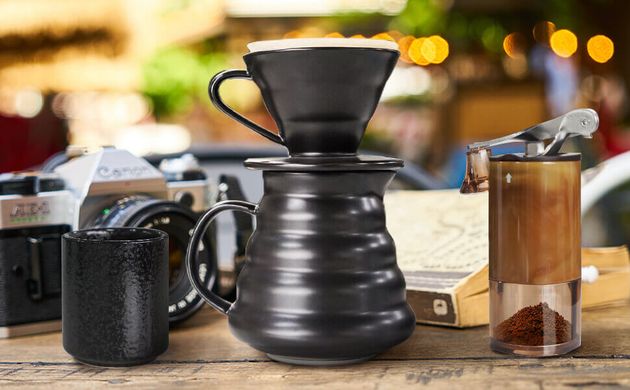 Подарочный набор Coffee Set для приготовления кофе в стильном боксе