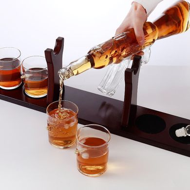 Графин и стаканы для виски "АК 47"